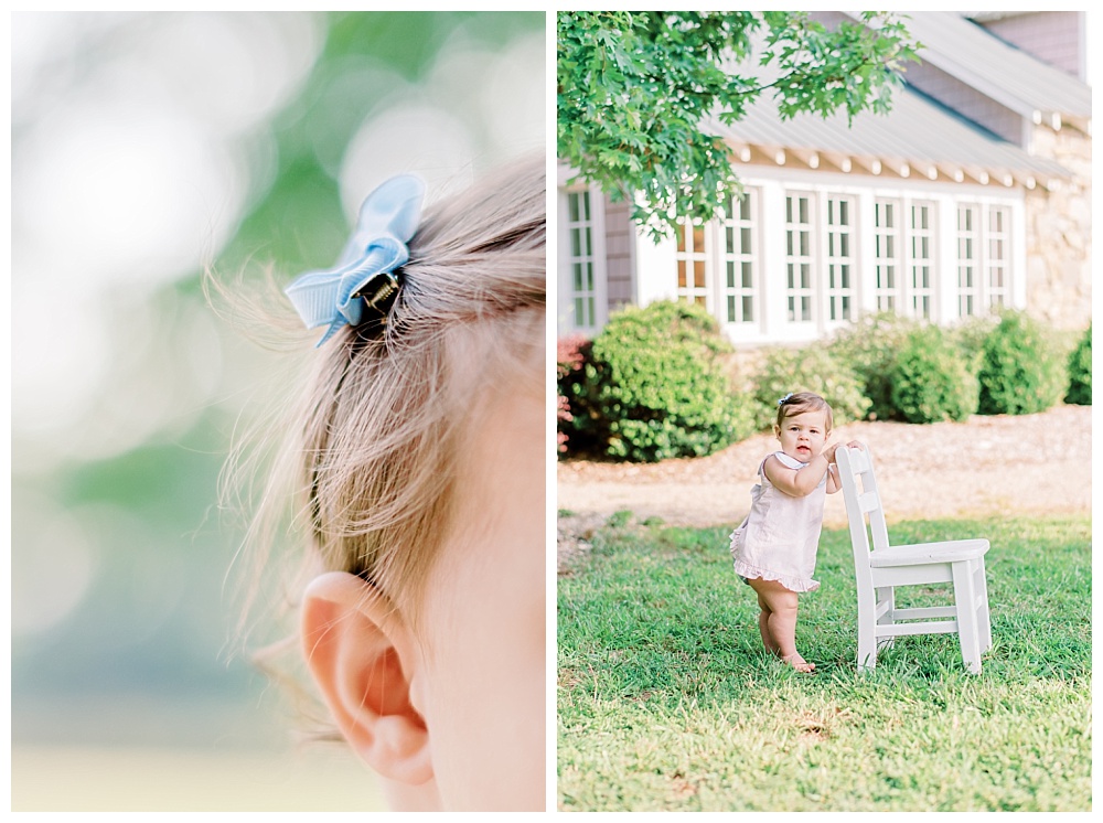 One Year Milestone Session at Morning Glory Farm outside of Charlotte, NC