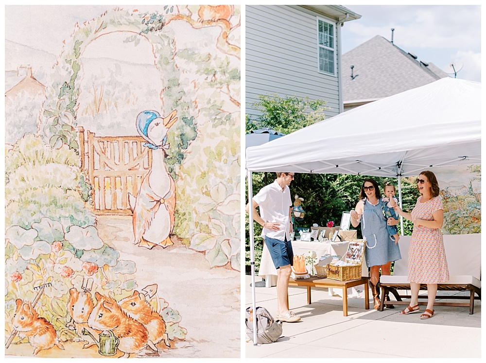 Adorable Peter Rabbit First Birthday Garden Party // Hostess with